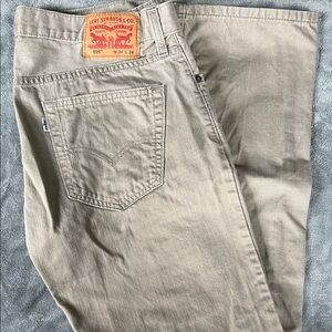 Levi's Tan Chinos Classic Cotton Twill